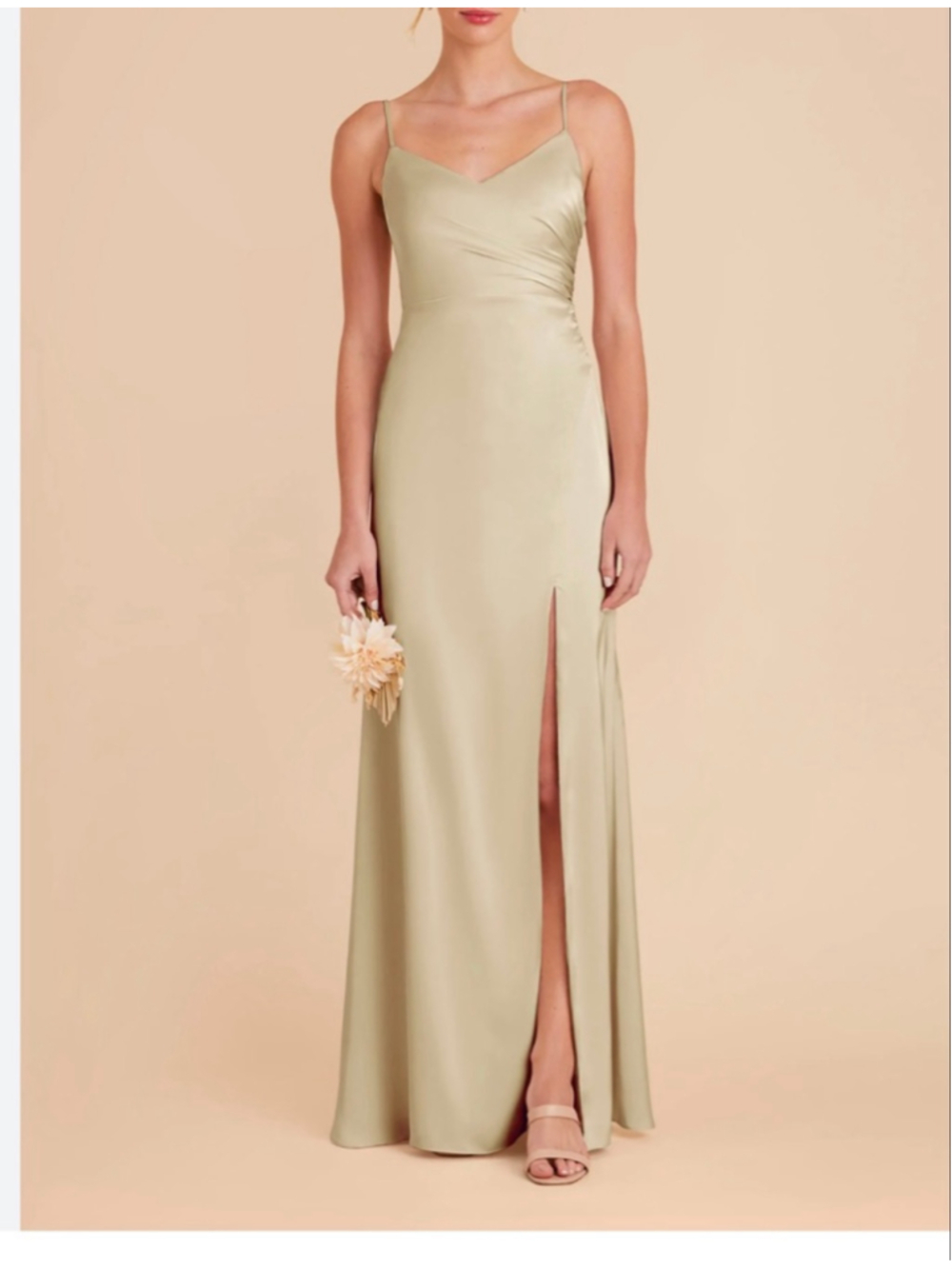 Women's Birdy Grey Catherine Shiny Maxi Dress M